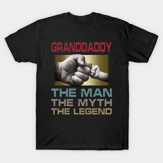 Granddaddy The Man The Myth The Legend Matching Family T-Shirt by snnt